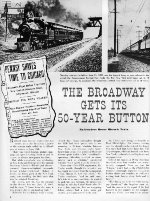 PRR "Broadway Gets Its 50-Year Button," Page 6, 1952